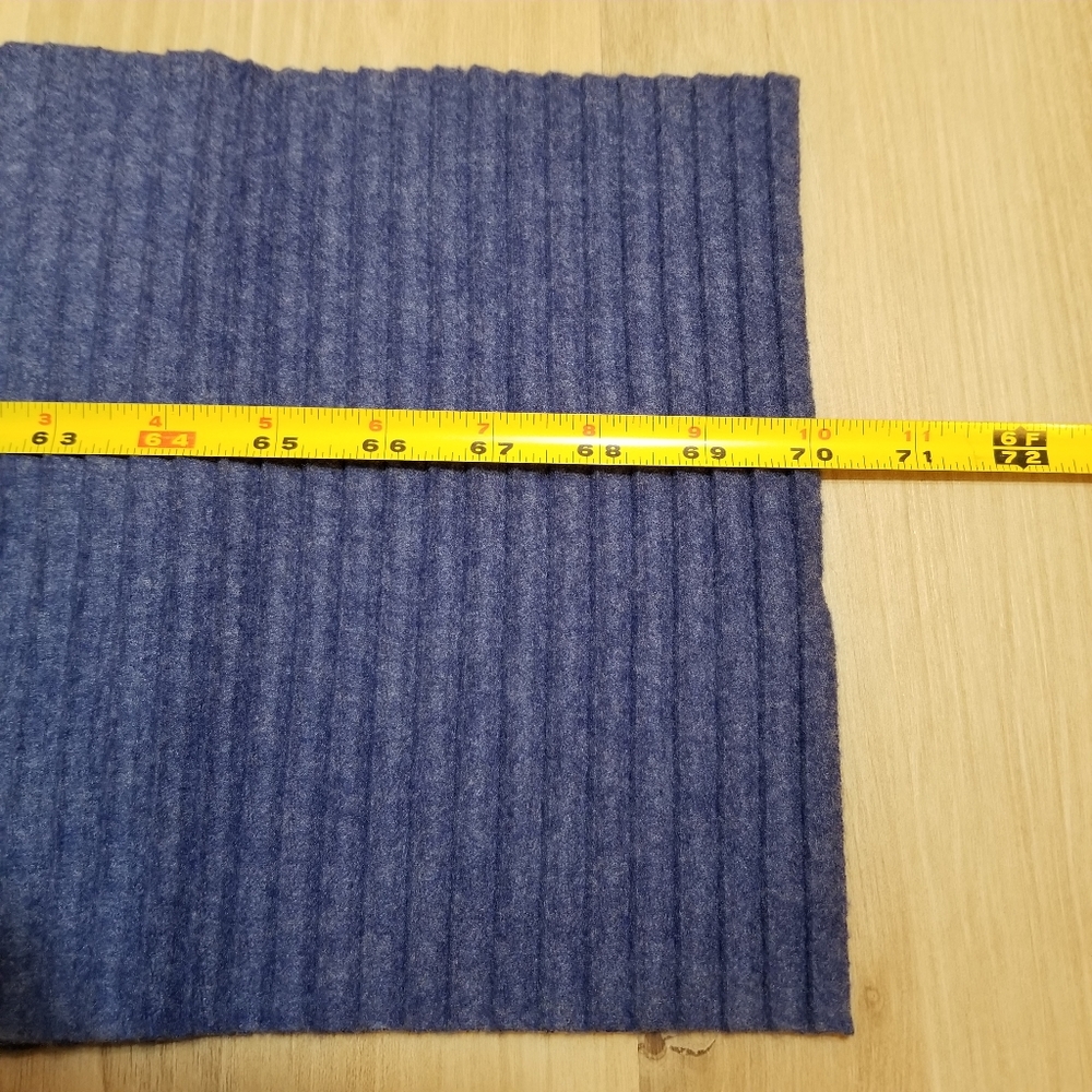 Coldwater Creek blue cozy scarf - Picture 3 of 4